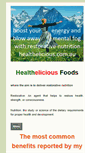 Mobile Screenshot of healthelicious.com.au